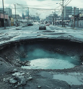 '포트홀' 차량파손