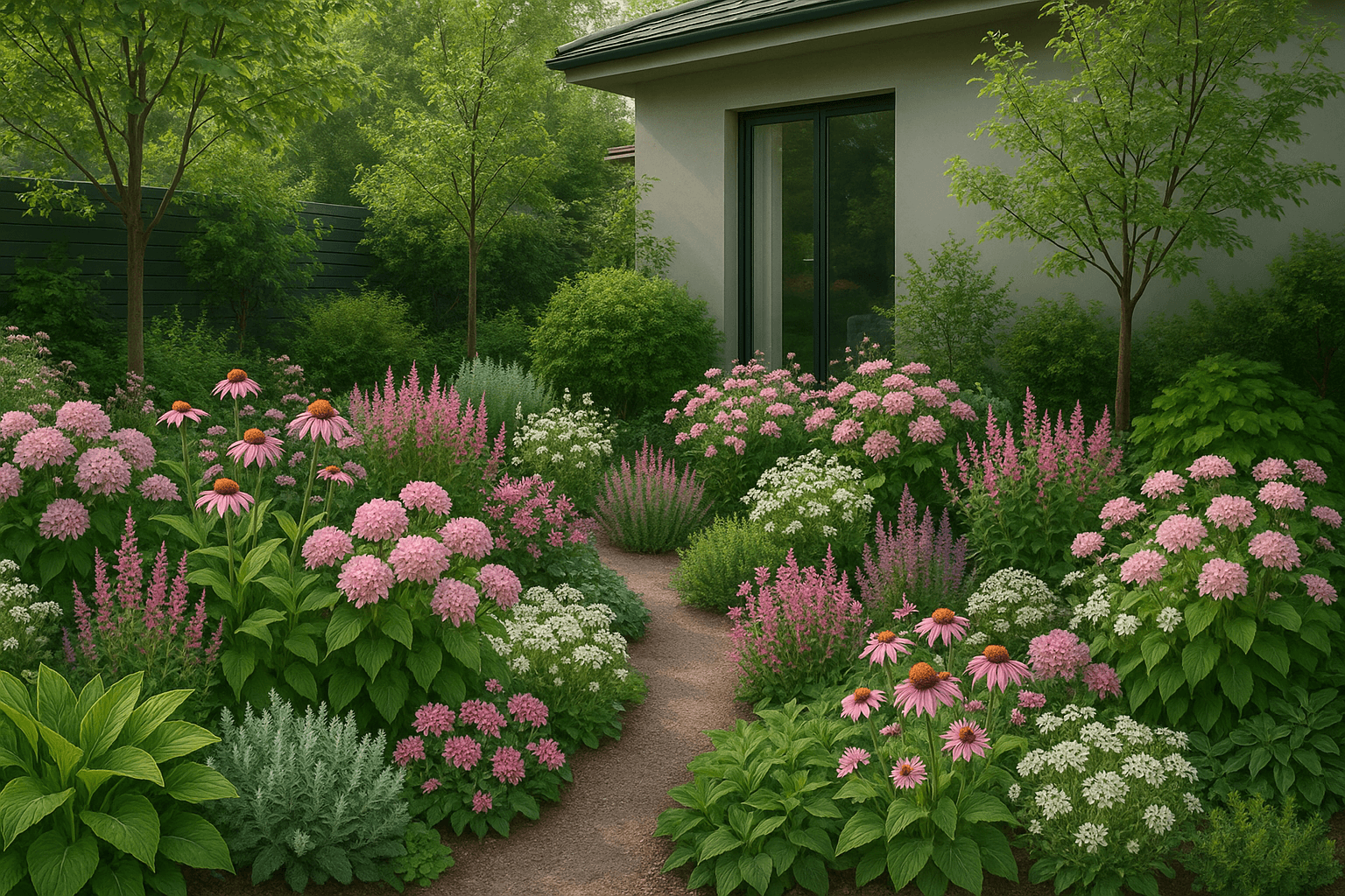 꽃화단만들기_핑크가든