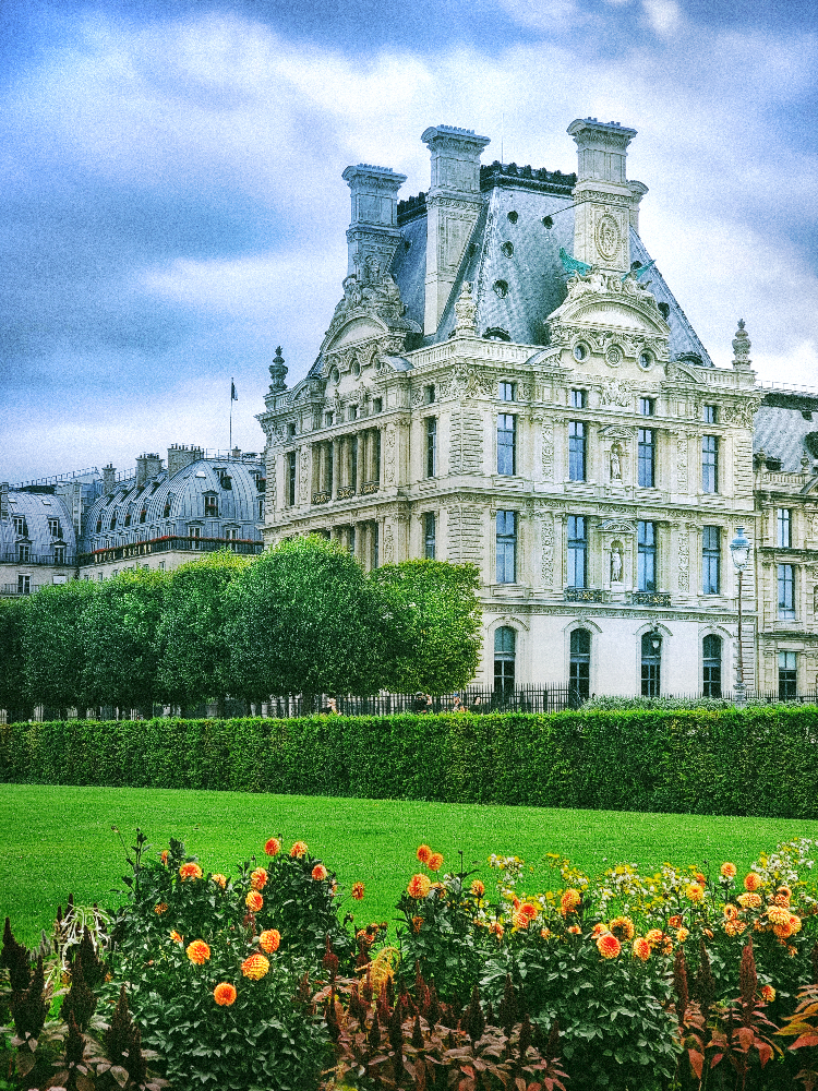 튈르리 정원의 낮 시간 모습