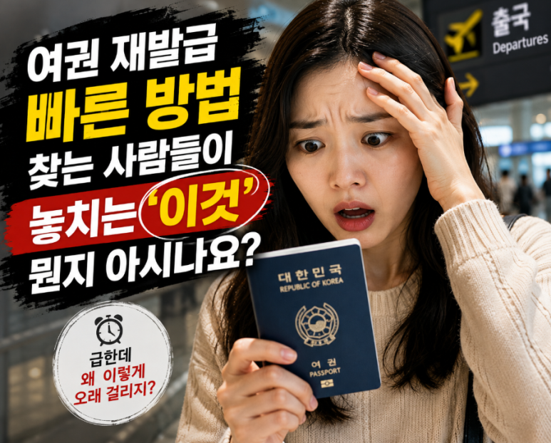 여권 재발급 방법 총정리｜빠르게 발급받으려면 먼저 확인할 것