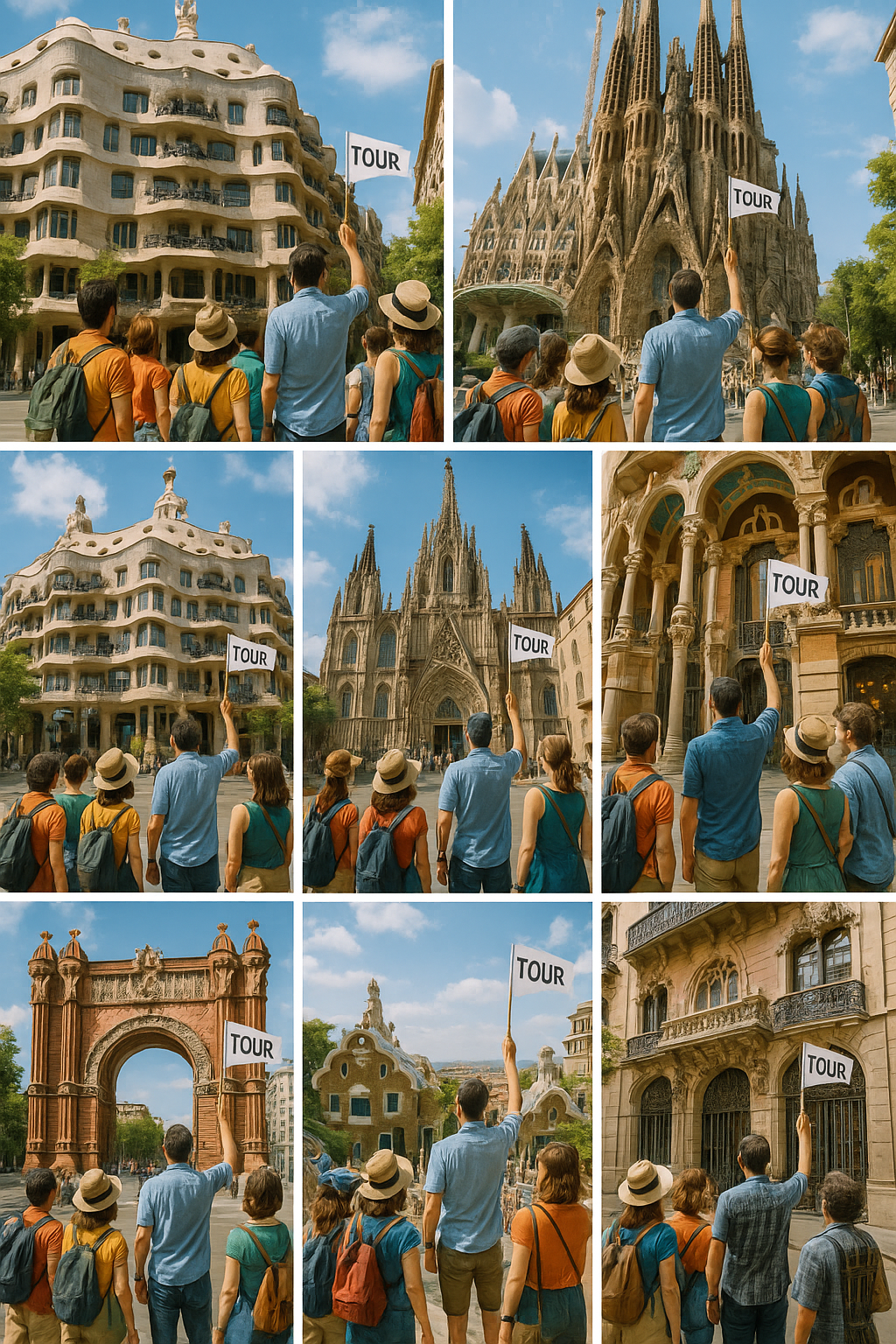 스페인 바르셀로나 건축 투어 (가우디,사그라다파밀리아,현대건축)