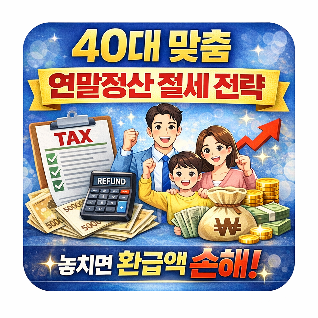 40대 맞춤 연말정산 절세 전략