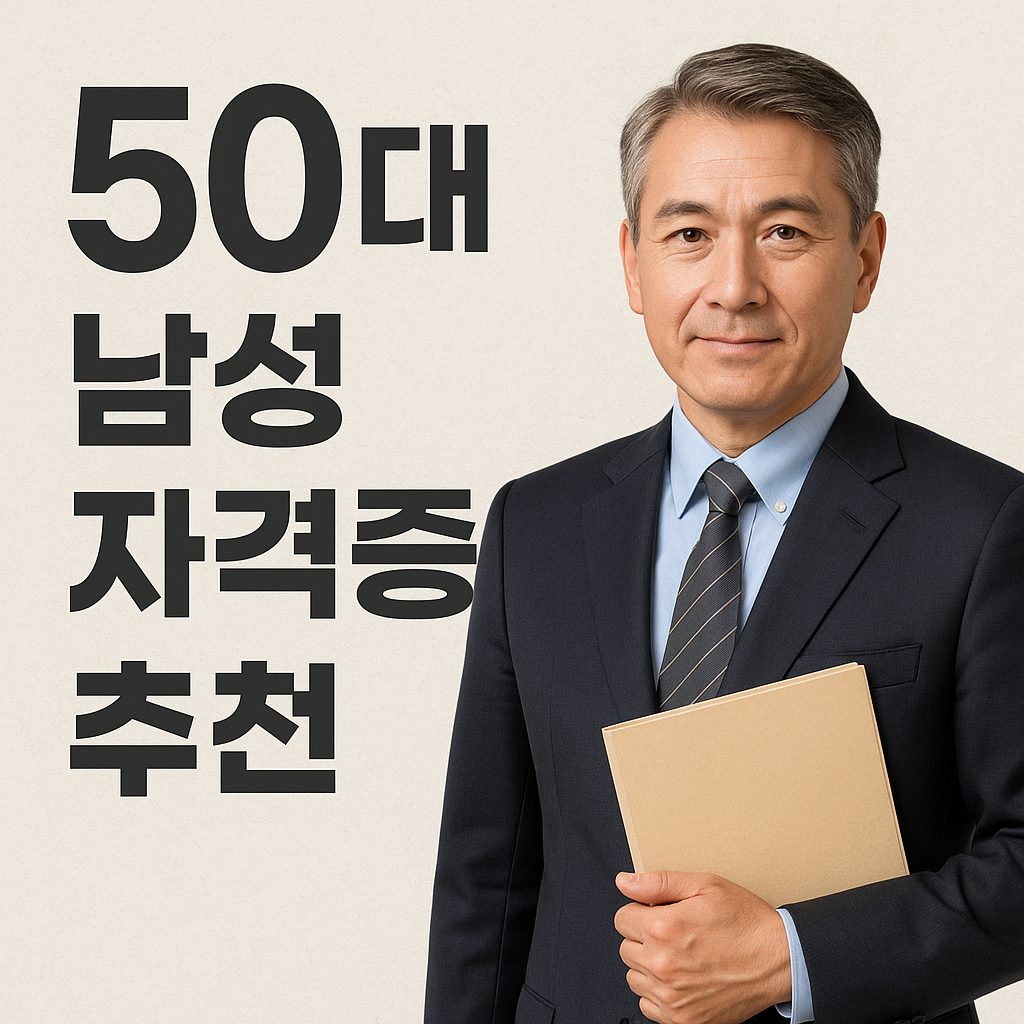 50대 남성 자격증 추천