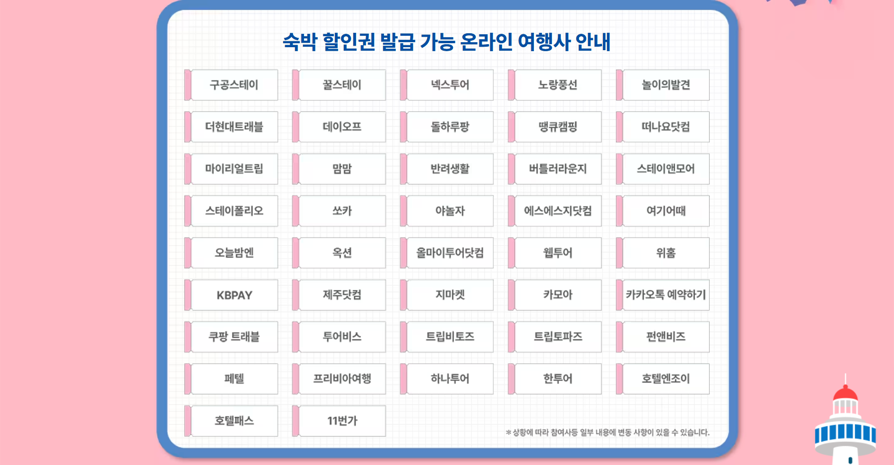 숙박 할인권 발급처