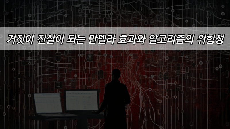 거짓이 진실이 되는 만델라 효과와 알고리즘의 위험성