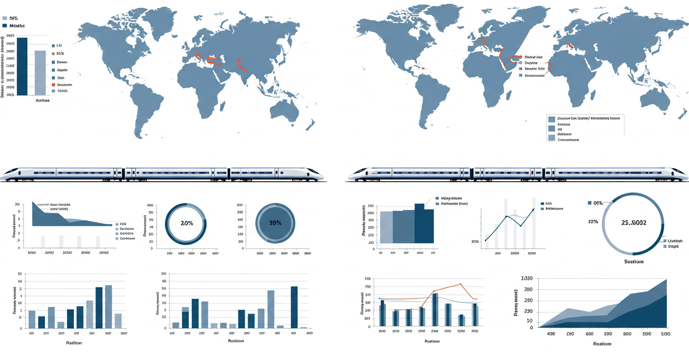 세계 철도 기술 비교 (고속철도, 자동화, 친환경)