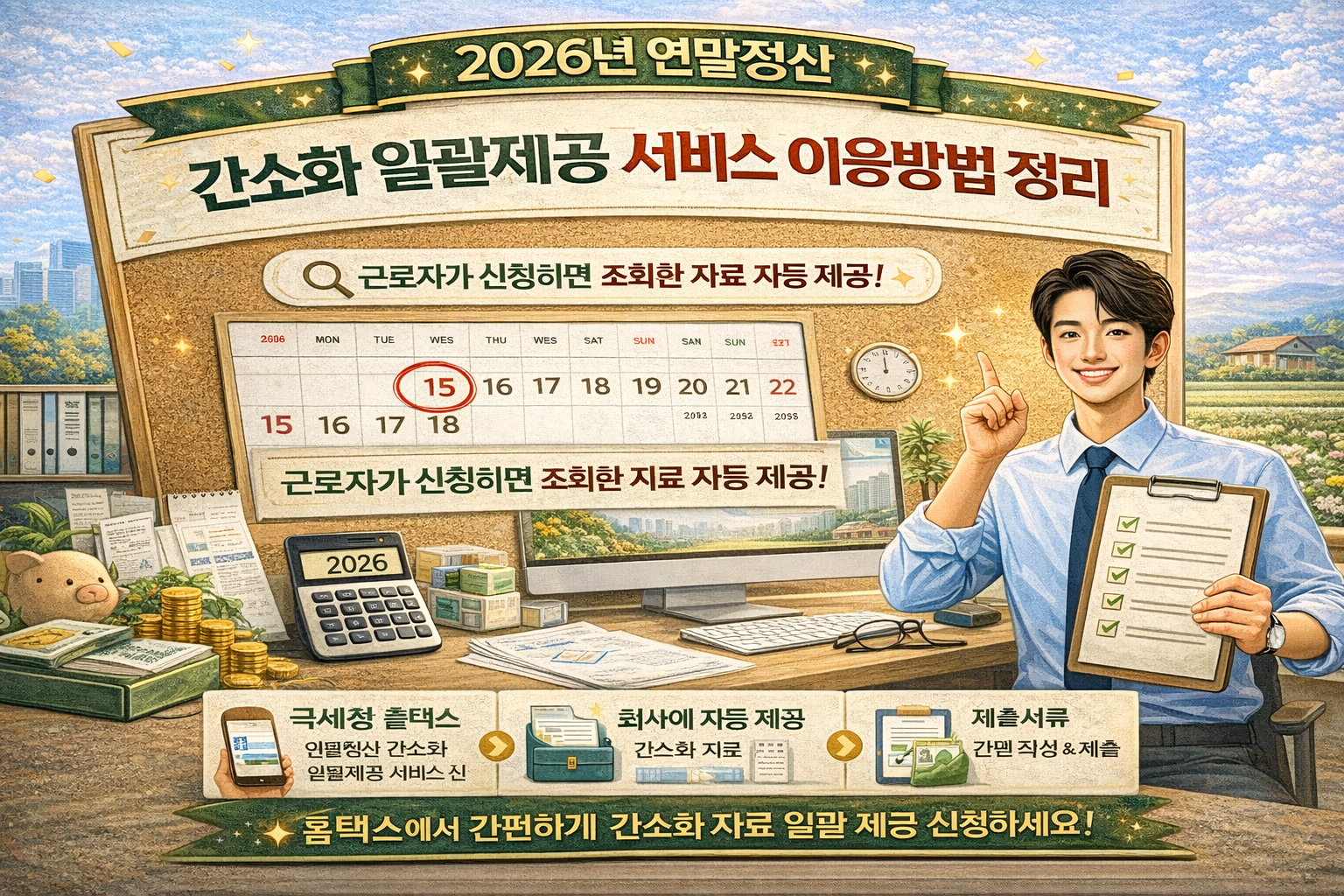 2026 연말정산 간소화 일괄제공 관련사진