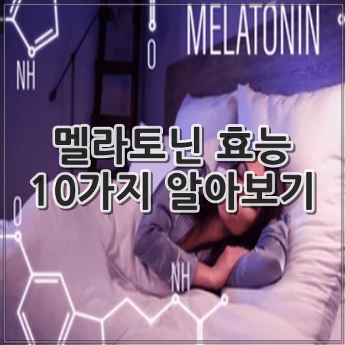 멜라토닌 효능 10가지 알아보기