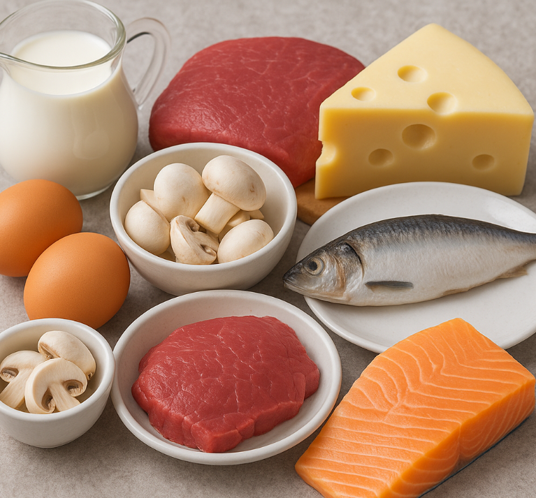 비타민B12가 많은 음식