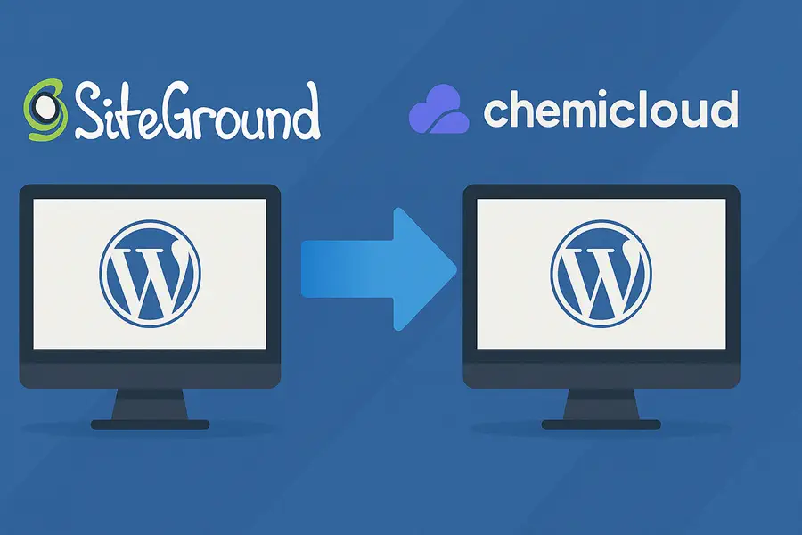 사이트그라운드에서 케미클라우드로 워드프레스 이전 작업