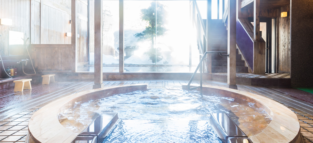 겨울 산행 온천