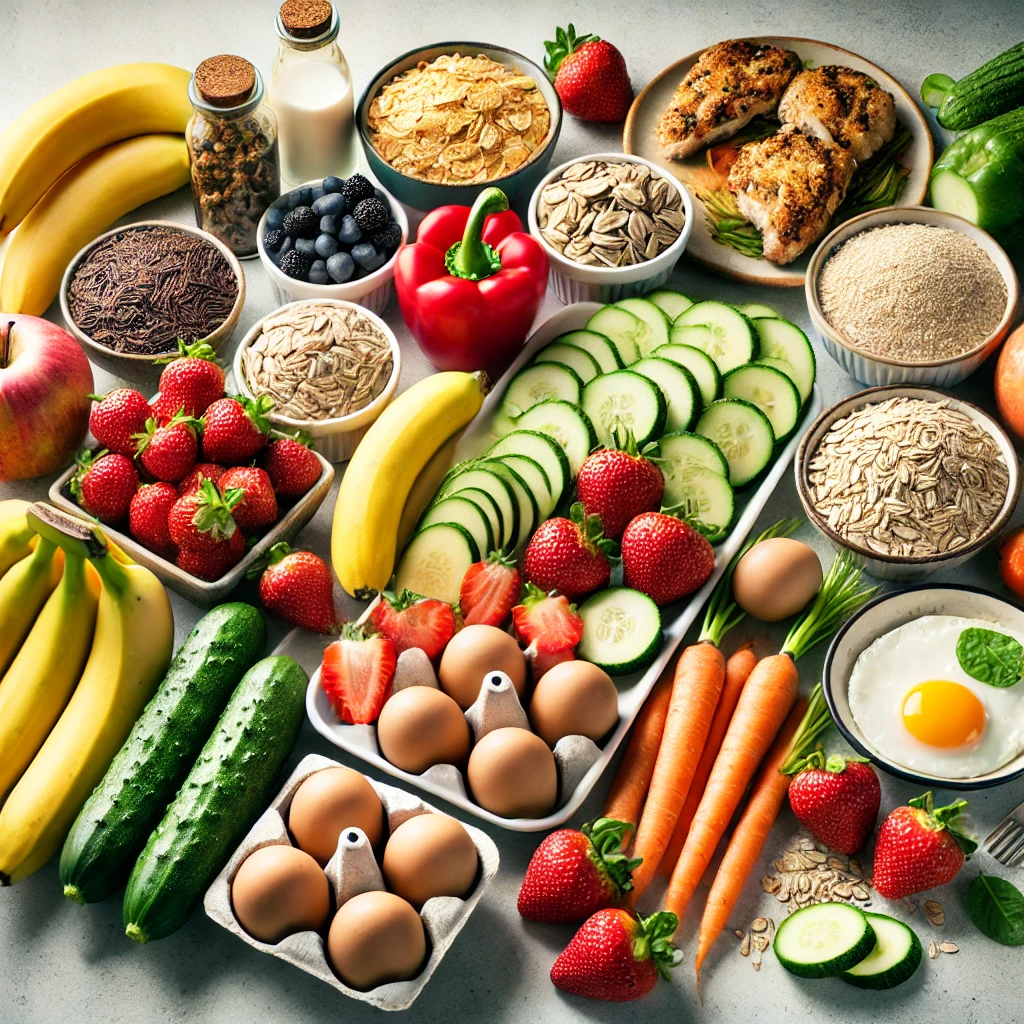 저포드맵 식품들 이미지