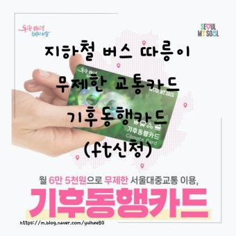 기후동행카드 신청하기