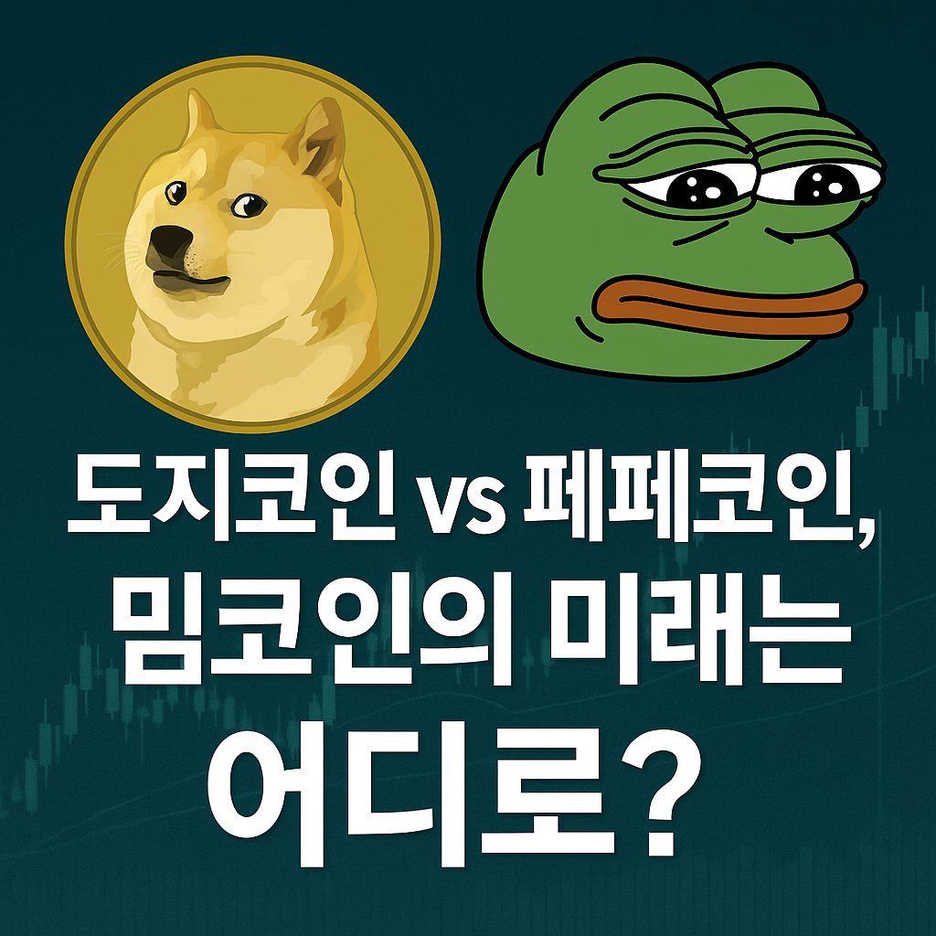 도지코인 vs 페페코인, 밈코인의 미래 향방