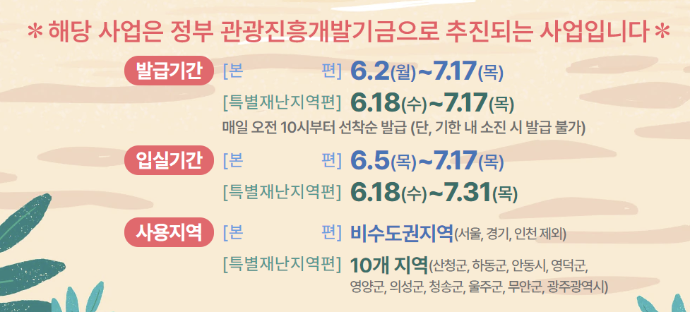 2025 숙박세일 페스타 쿠폰 발급 (7월 17일까지)