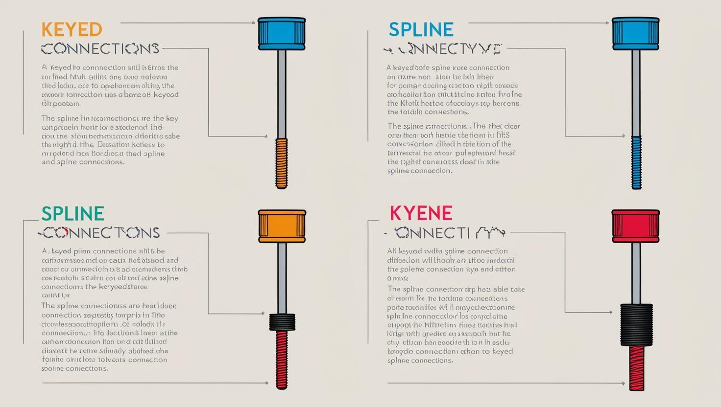 키 방식 vs 스플라인 연결 차이점은?
