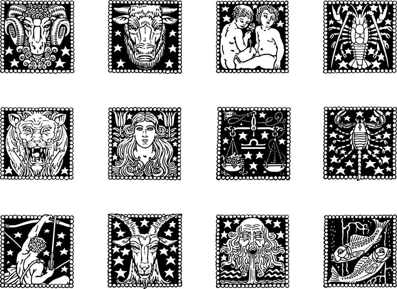 12 별자리 이미지