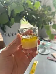 레몬즙+올리브오일 한잔