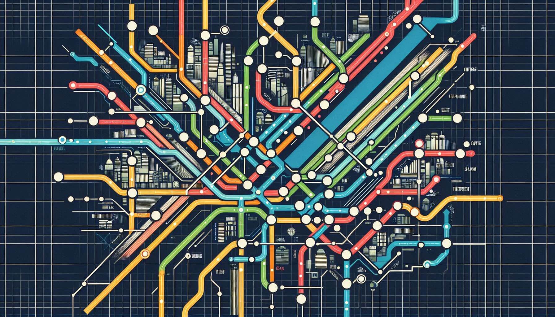 서울 지하철 1~9호선 노선도 크게보기