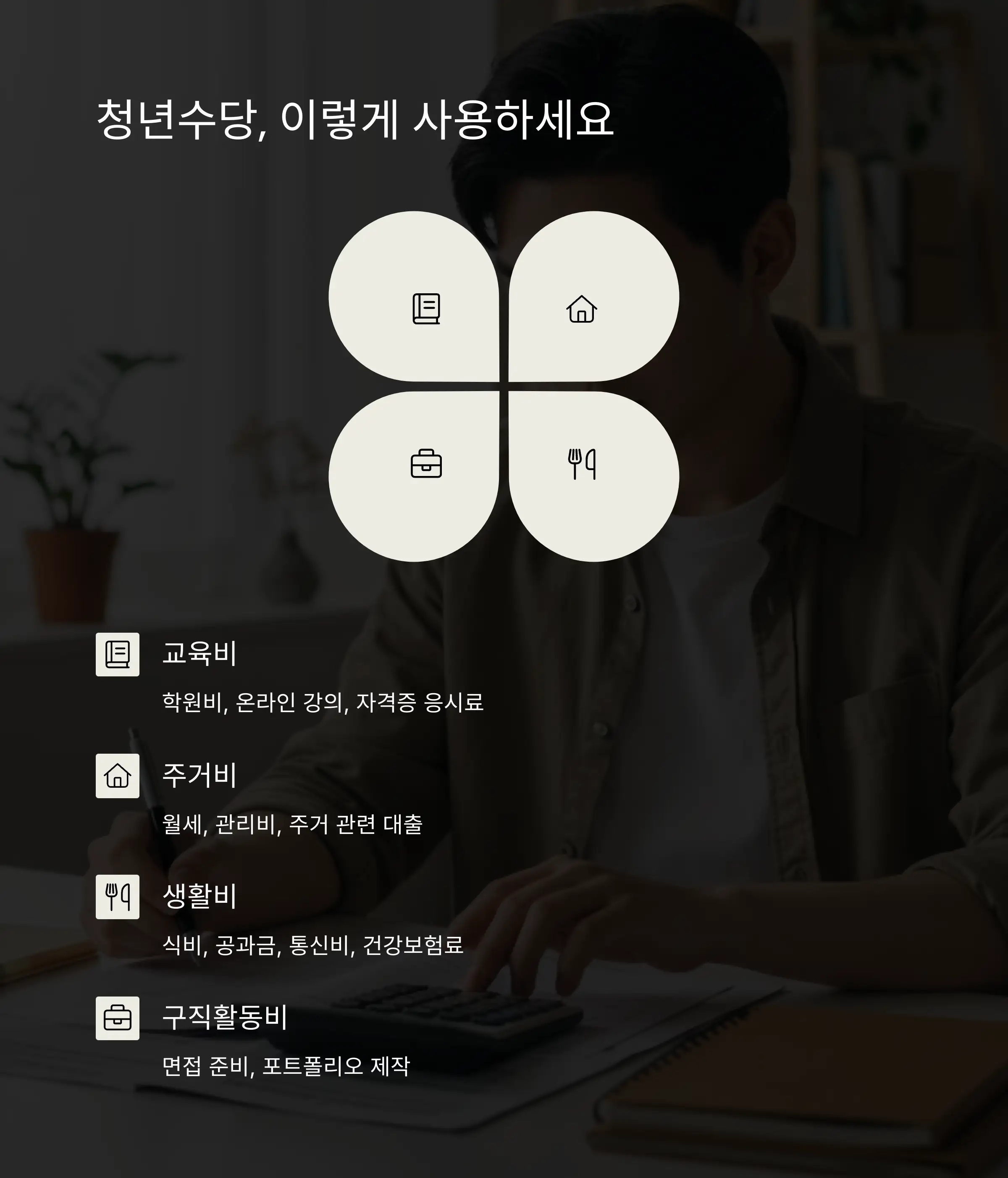 ⚠️ 청년수당 사용 시 주의사항