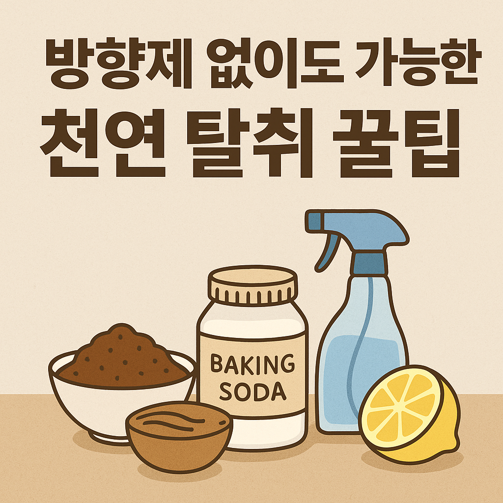 천연 탈취 꿀팁