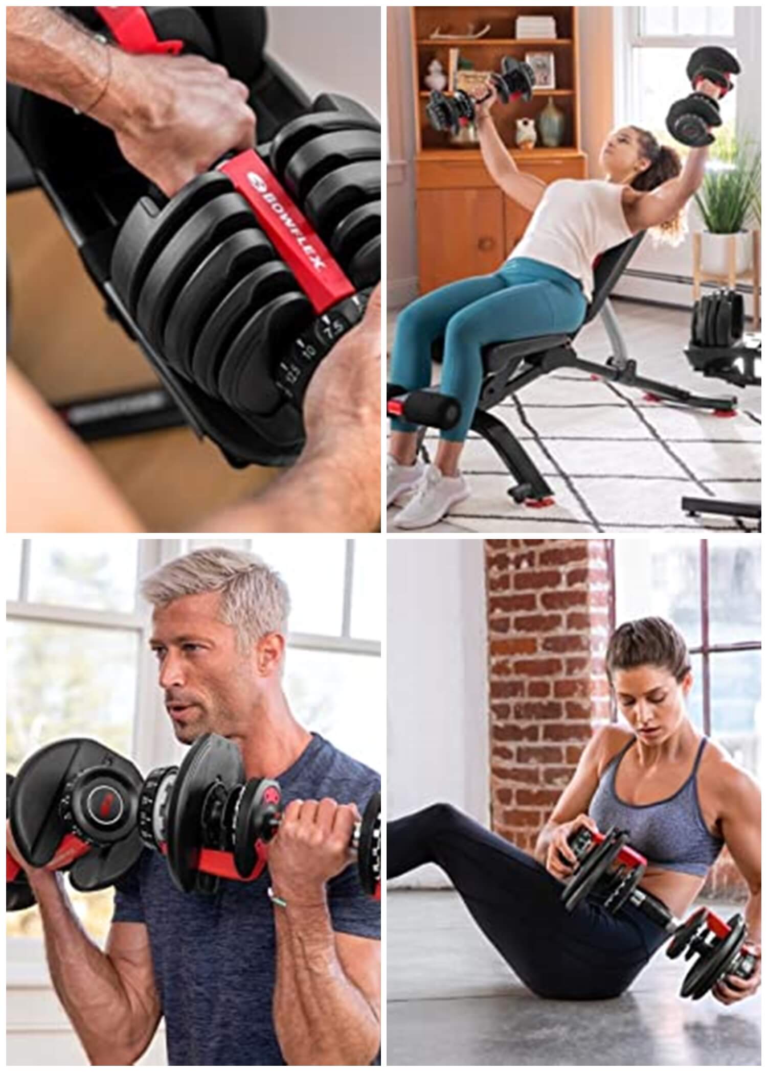 Bowflex SelectTech 552 조절실 덤벨 세트