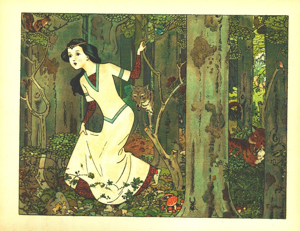 Snow White in the forest [출처: 위키디피아]