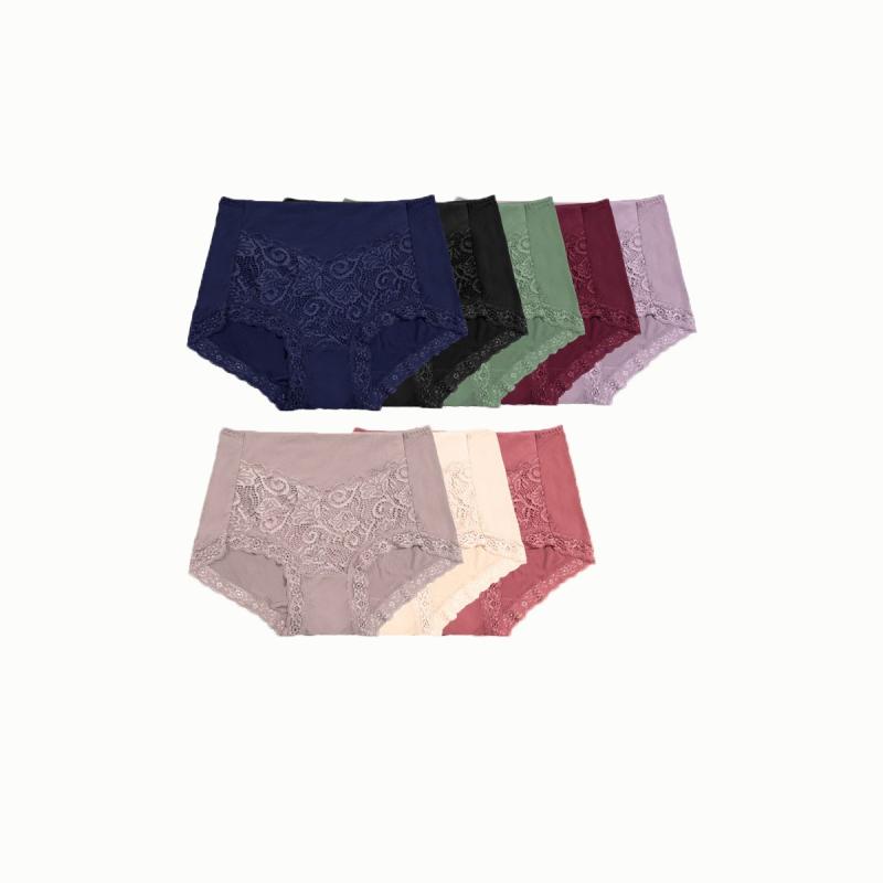 퀸즈맥시 모달 사각 데일리 팬티 8종 SET 모달사각8종 (컬러랜덤)90