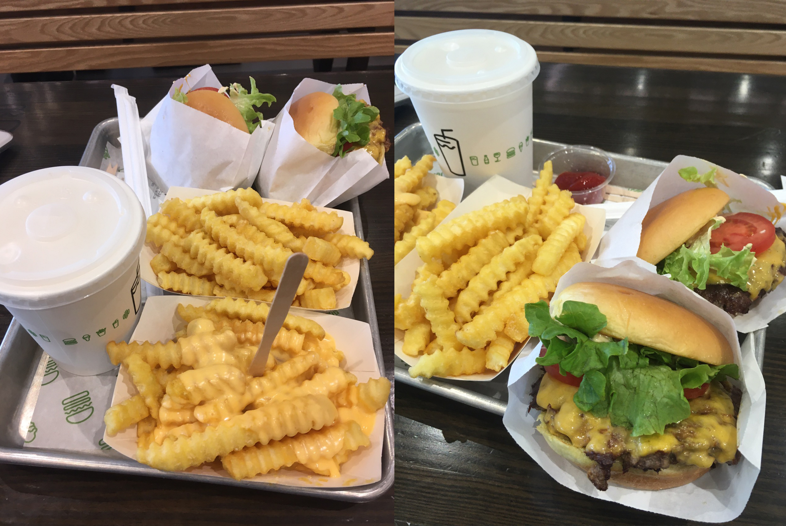 쉐이크쉑-햄버거-세트