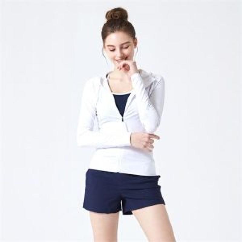 베이직엘르 여성인 후드 집업 래쉬가드 비치웨어 상의 BEL-S235H