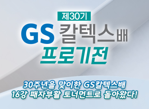 제30기 GS칼텍스배 프로기전 8강
