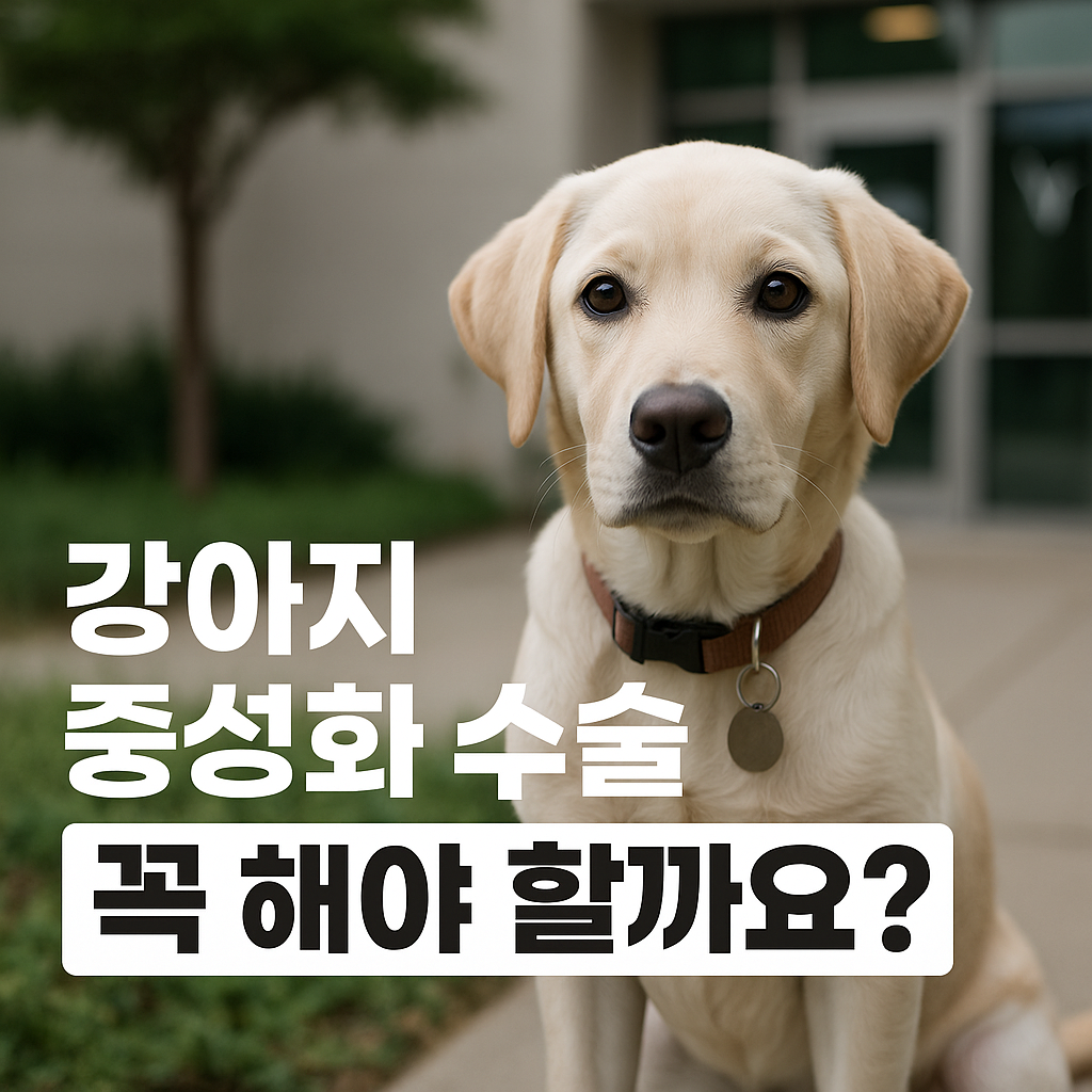 강아지 중성화 수술