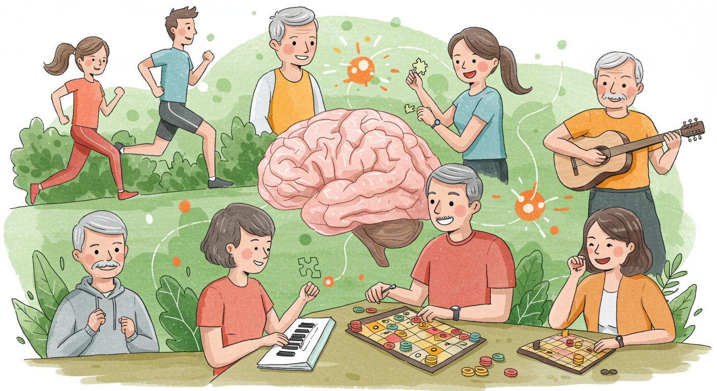 뇌 활성화 프로젝트: 치매 걱정 없이 즐겁게 사는 비법