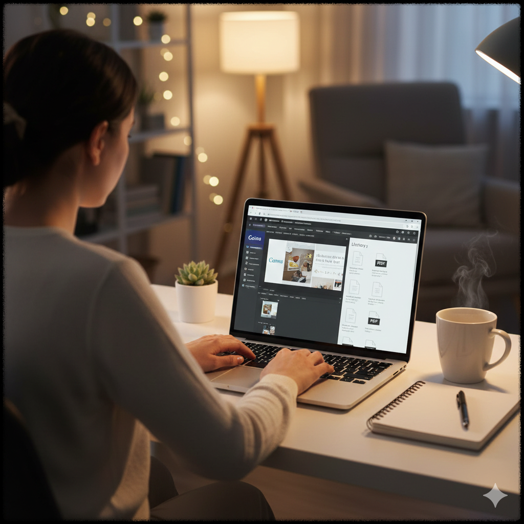 전자책과 템플릿을 제작해 판매하는 디지털 부업 환경