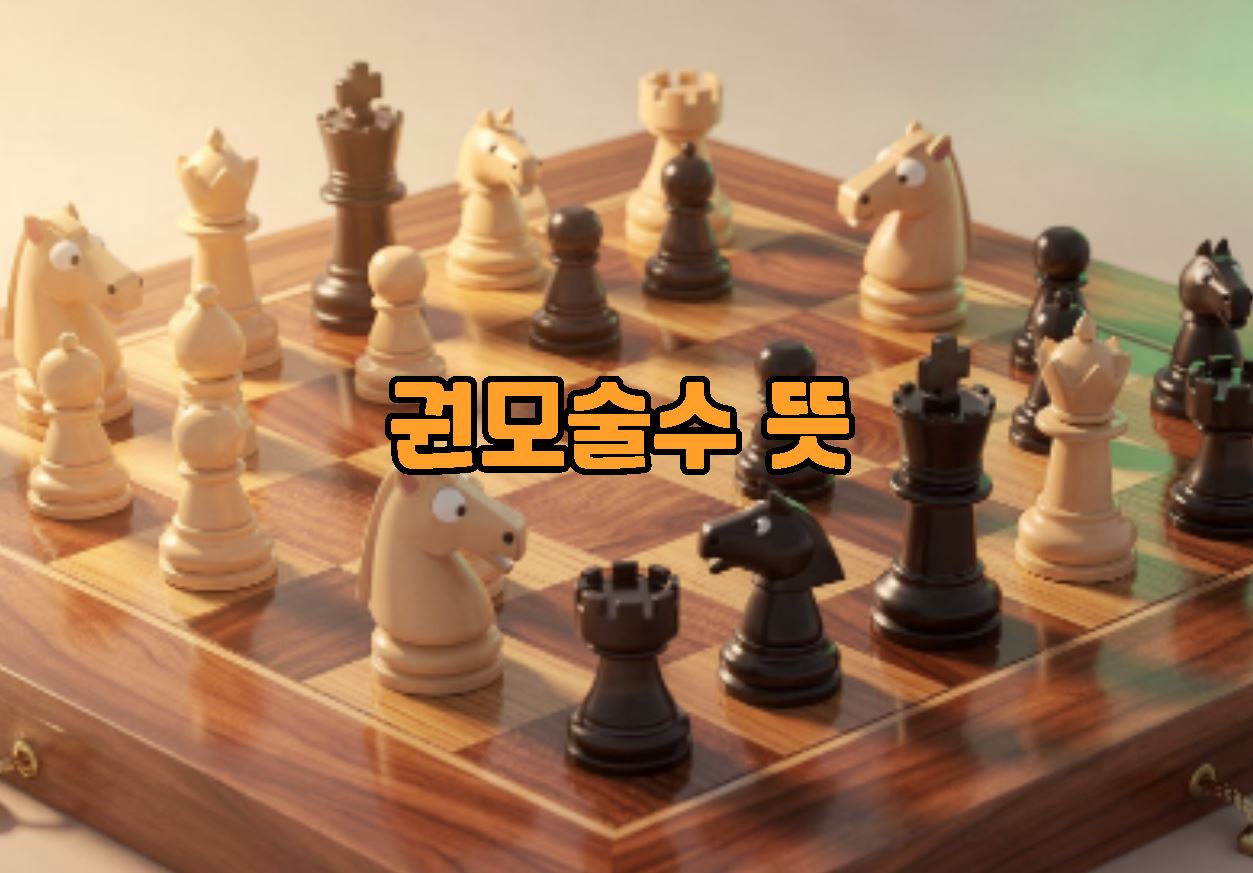 권모술수 뜻