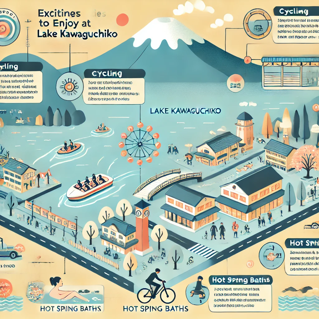 카와구치코에서 즐길 수 있는 액티비티