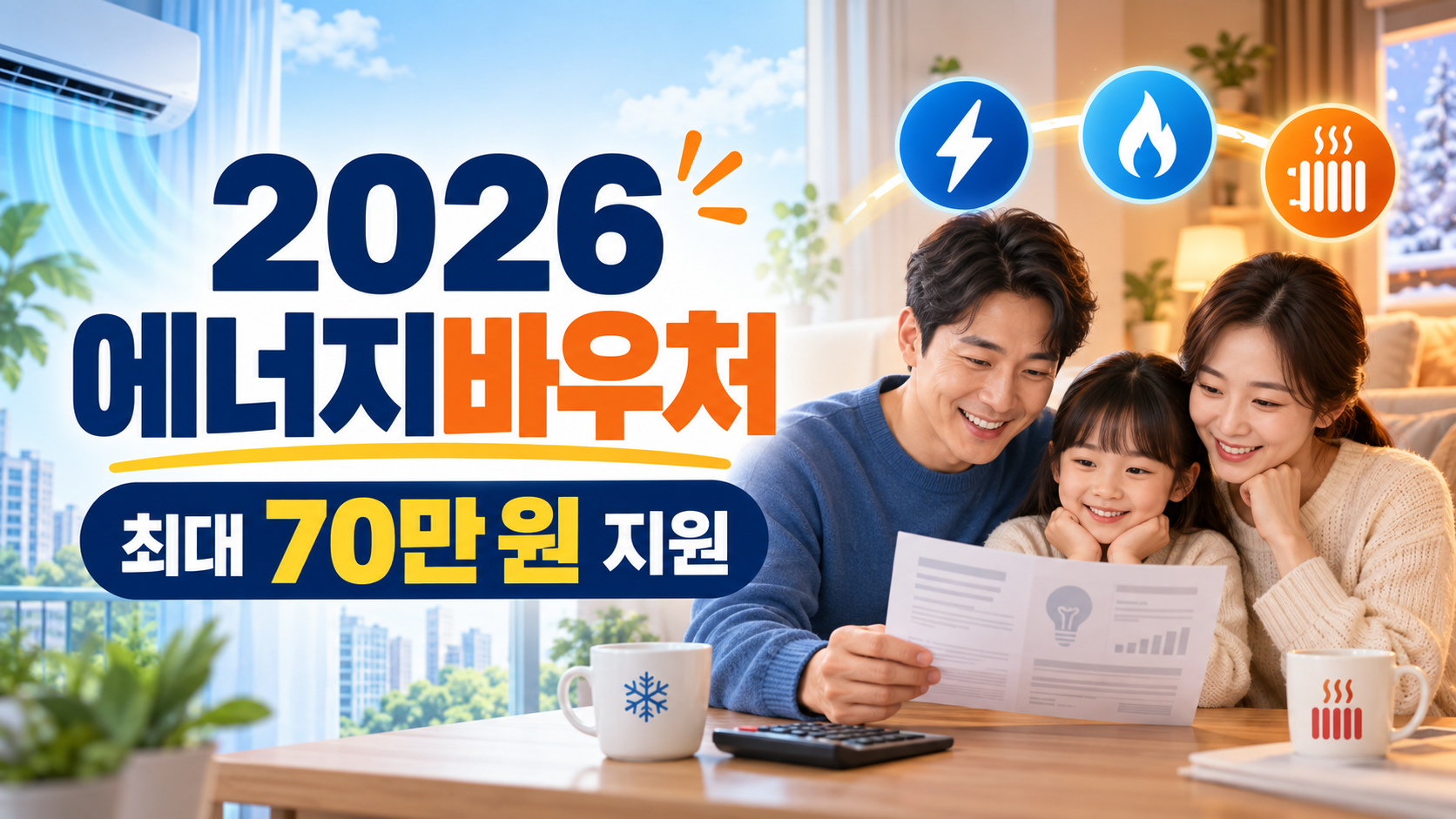 2026 에너지바우처 신청대상과 지원금액 안내 대표 이미지