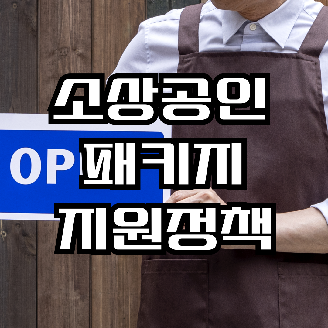 2025년 추경안 핵심 요약! 소상공인 패키지 지원정책