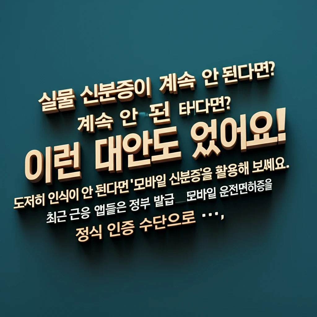 나무 앱 ISA 개설 신분증 인식률 ..