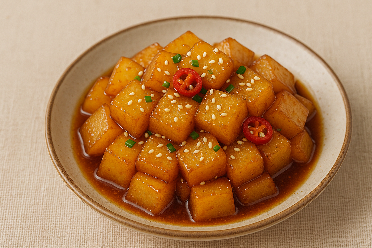 짭조름한 감자조림 만드는 간장 양념과 식감 유지 비법