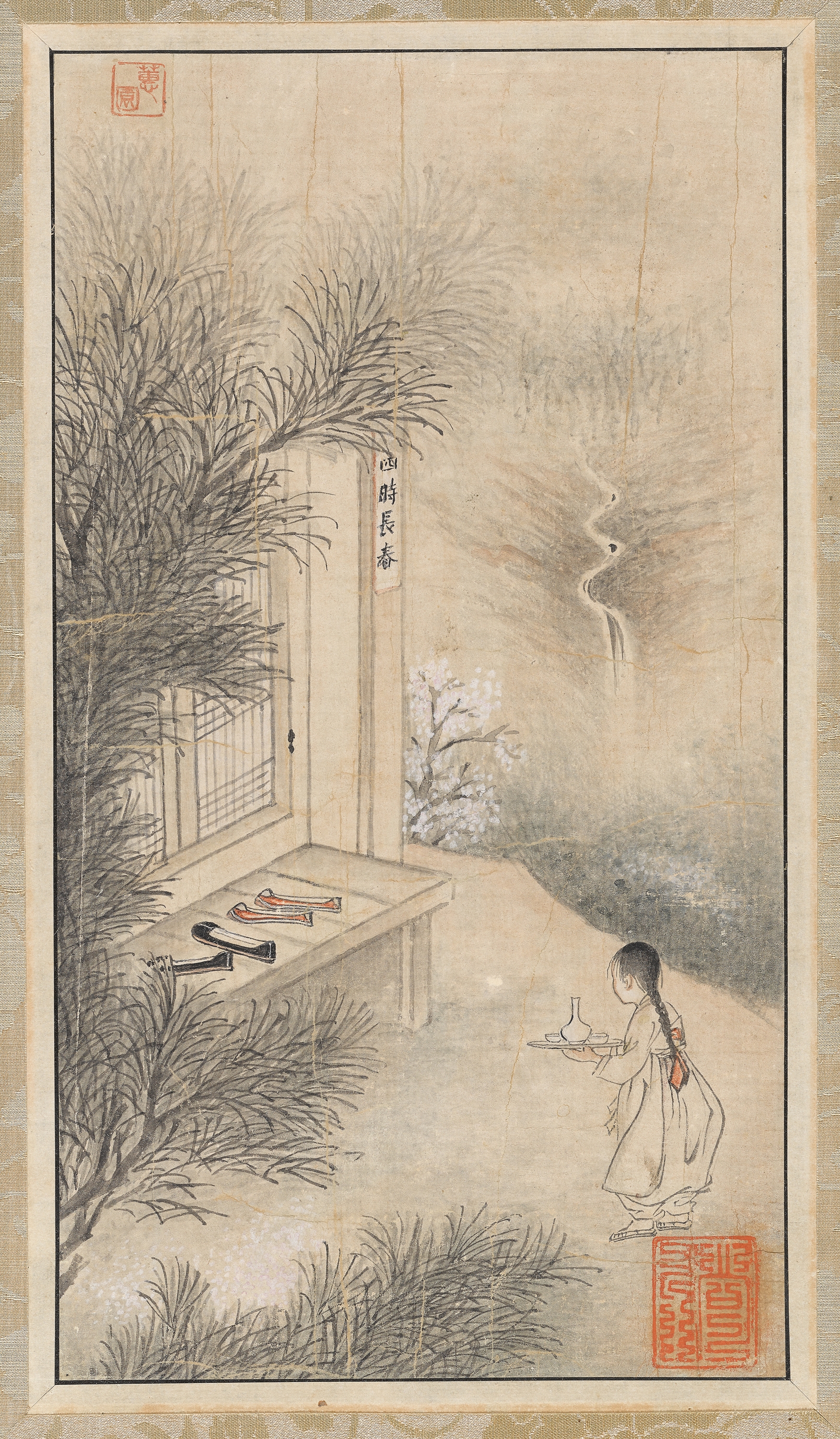 신윤복선생 명작, [봄날이여 영원하라]