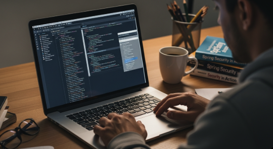 코딩 설정하는 이미지