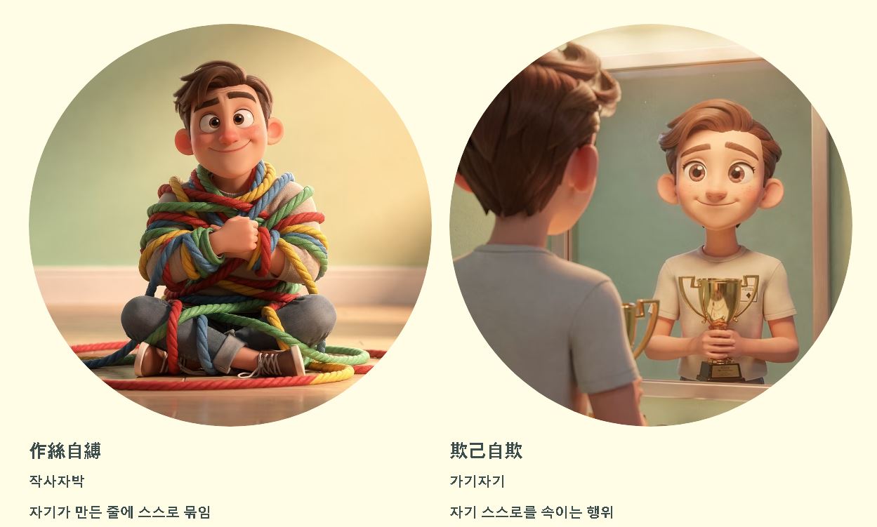 자가당착 뜻 유래