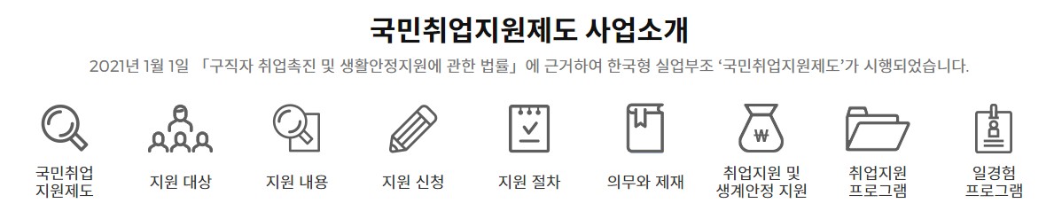 국민취업지원제도 신청방법