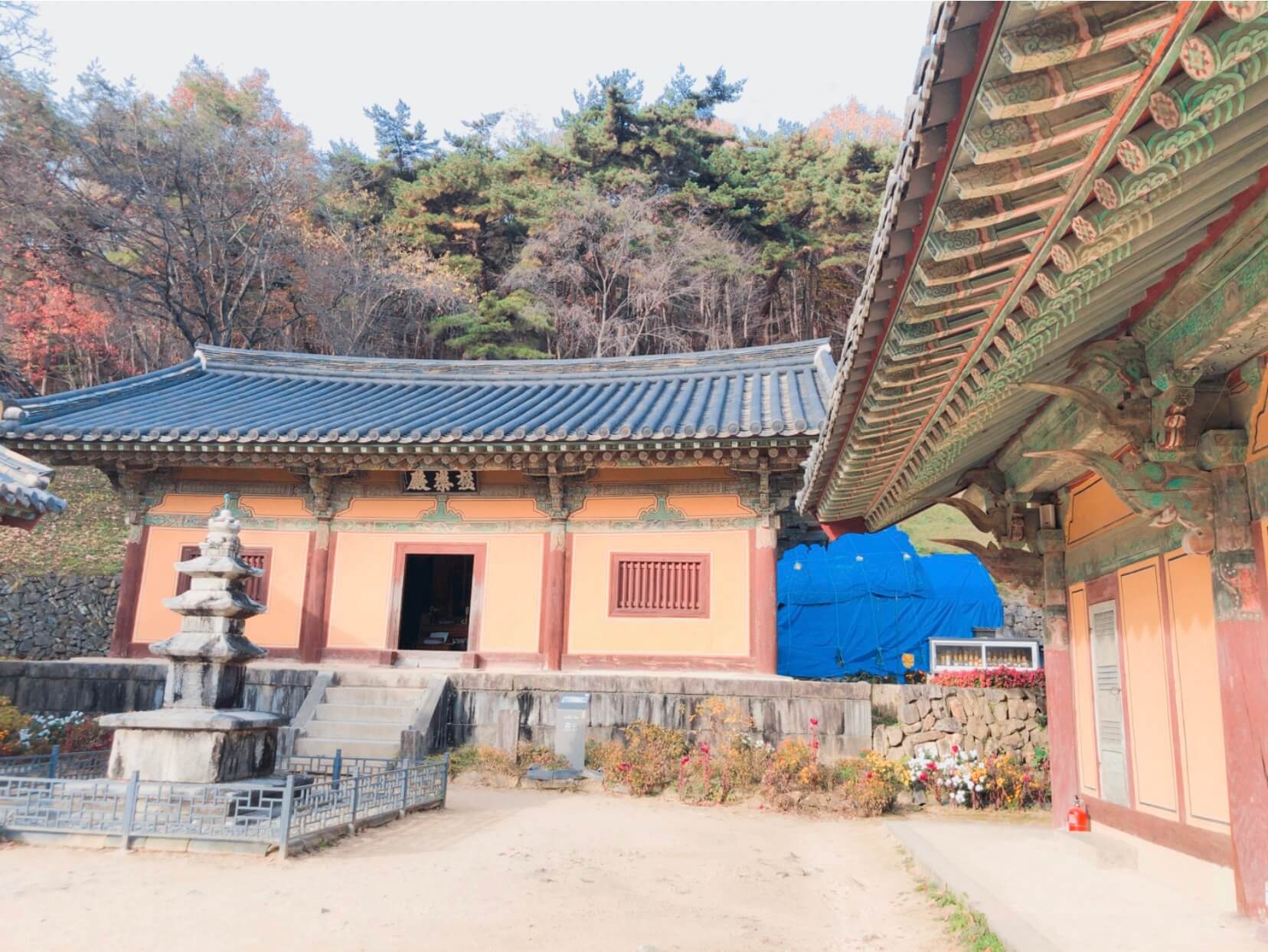 봉정사 극락전 3층석탑