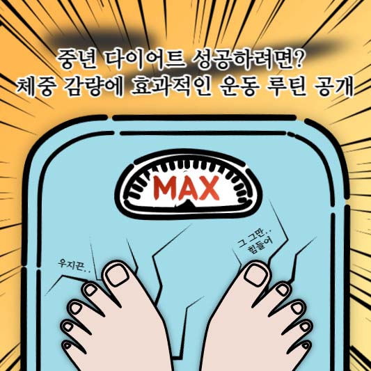 중년 다이어트 성공하려면? 체중 감량에 효과적인 운동 루틴 공개