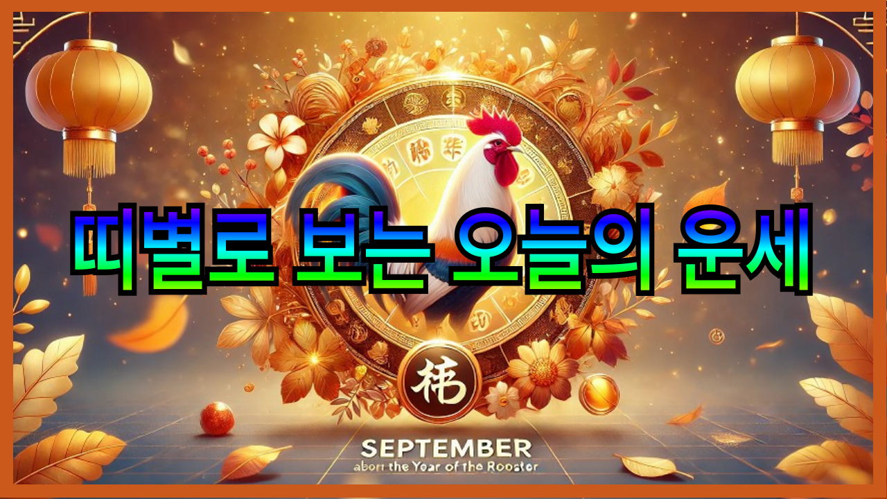 띠별-운세