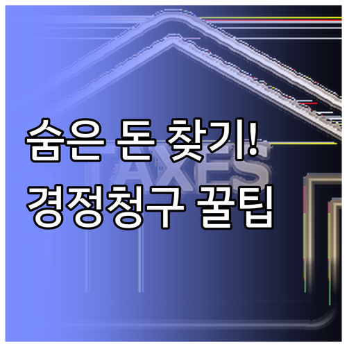 과다 납부한 세금 돌려받기 경정청구 ..