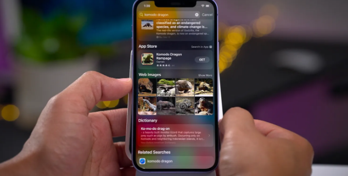 애플이 LLM을 활용하여 더욱 강력한 Spotlight 검색 기능을 테스트 중(이미지출처-9to5mac)