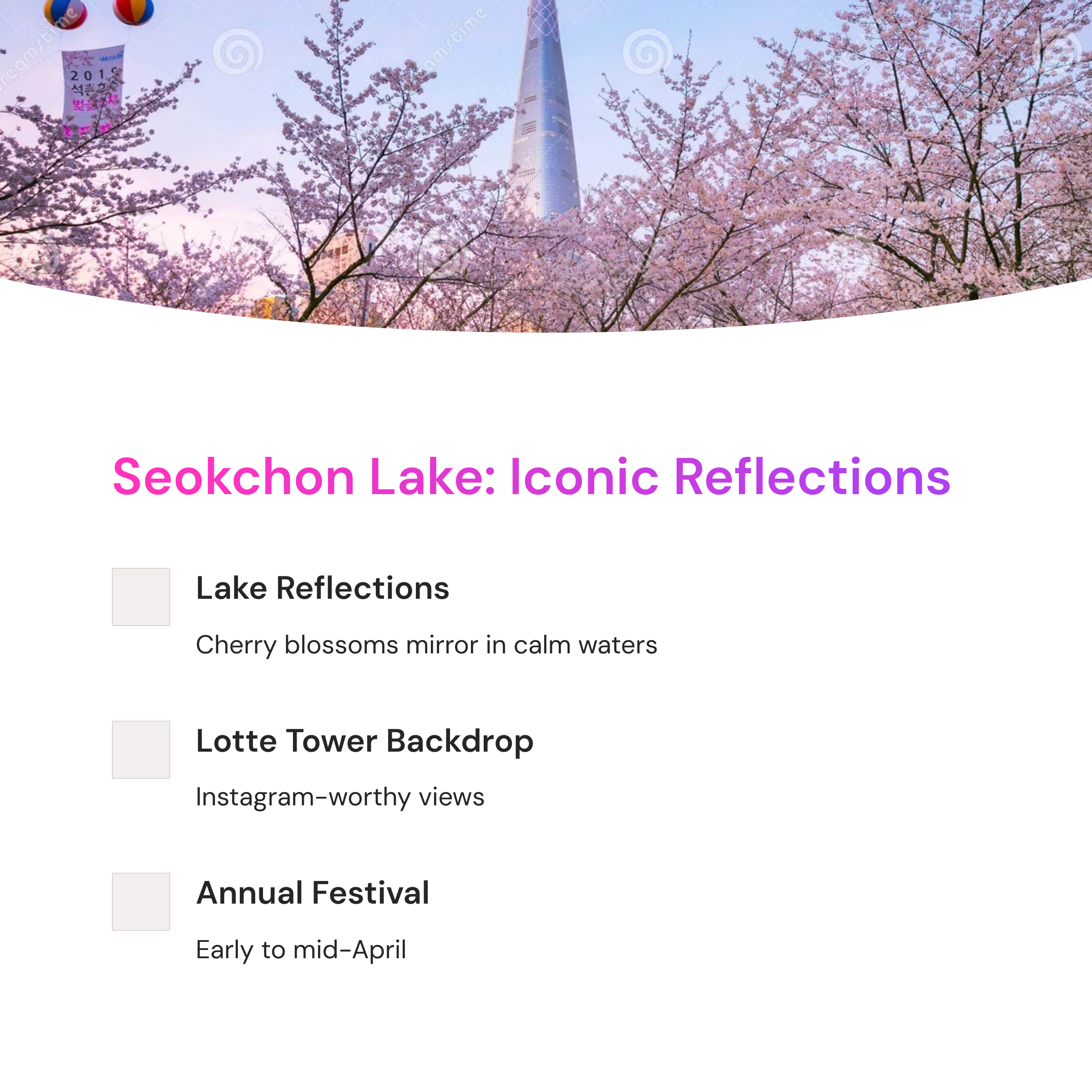 2025 Seoul Cherry Blossom Top 10 Complete Guide - From Instagram Hotspots to Hidden Gems